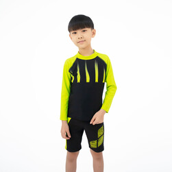 arena Junior Swim Top-AUV23385-BKGN